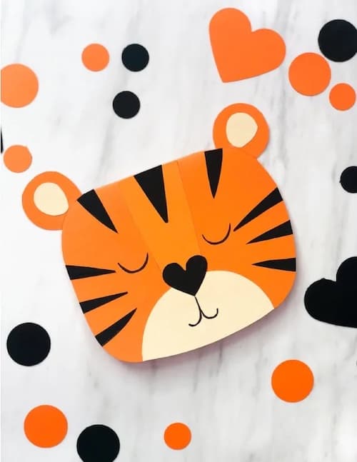 tiger Valentine's Day card