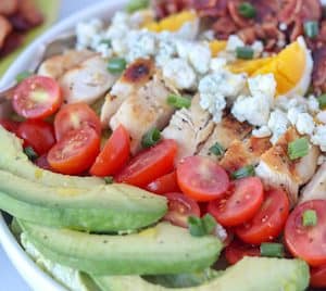 keto Cobb salad meal prep