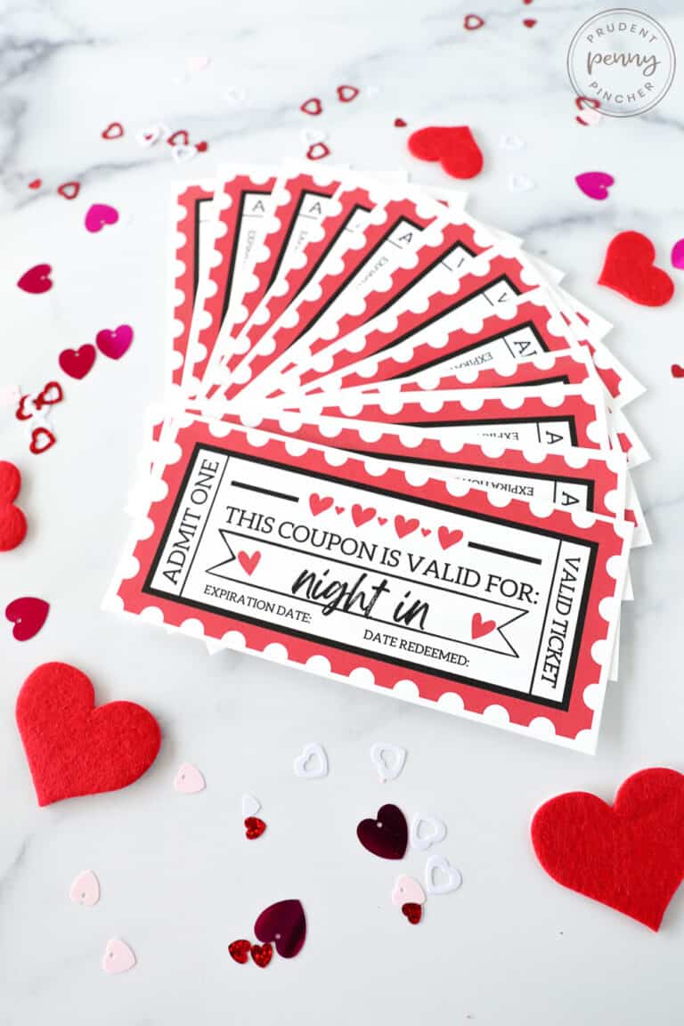 Free Printable Love Coupons for Him - Prudent Penny Pincher