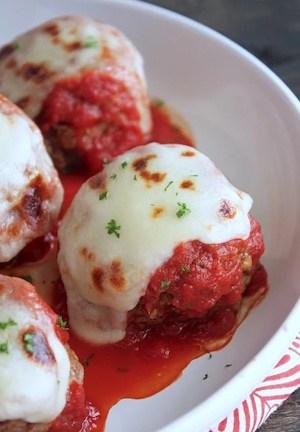 Keto Italian Parmsean Cheese Meatballs
