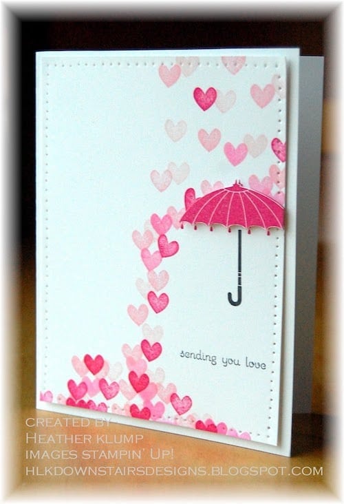 raining love card