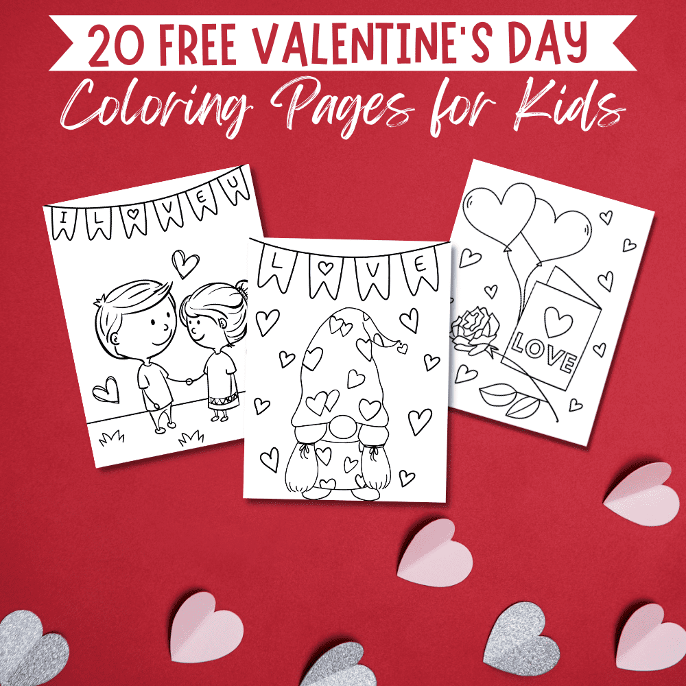 Valentine's Day coloring pages