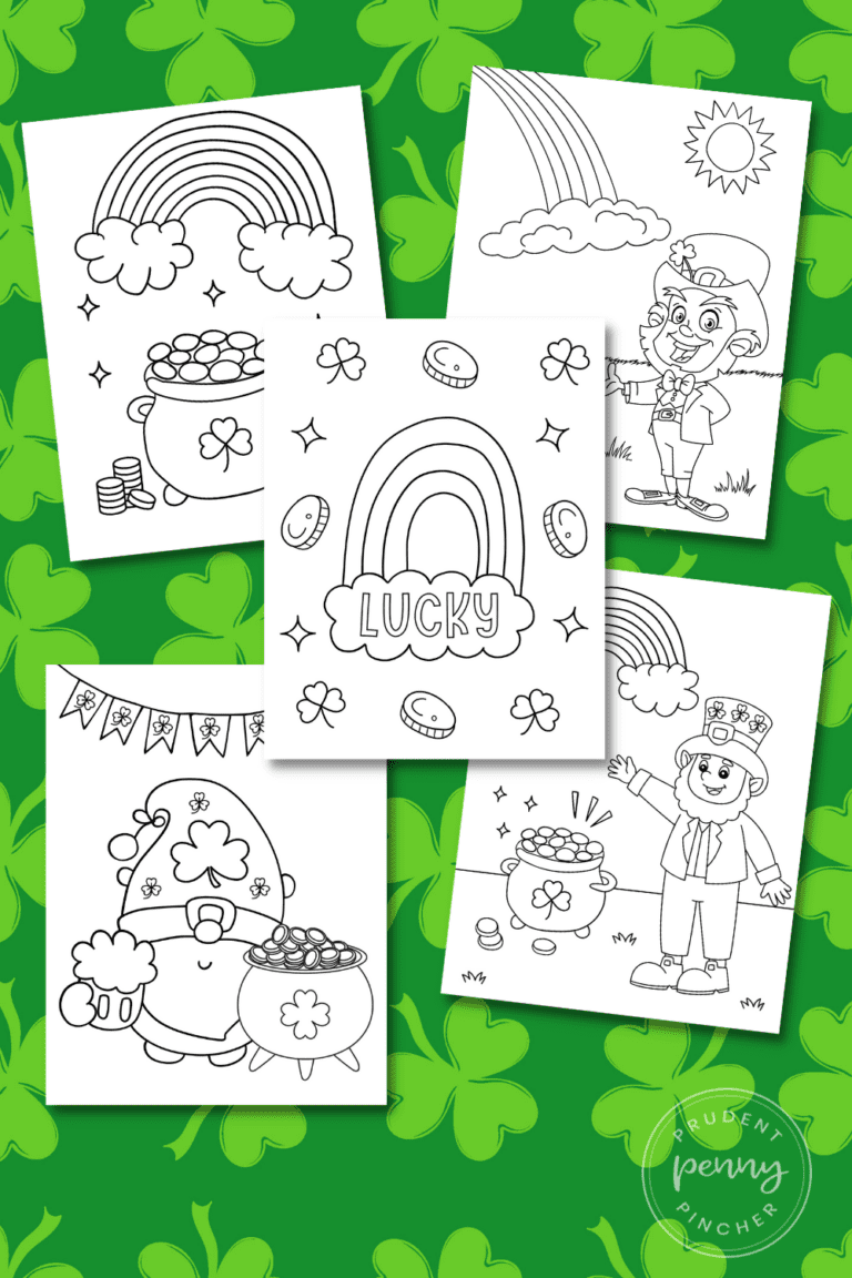 20 Free St Patrick's Day Coloring Pages for Kids - Prudent Penny Pincher