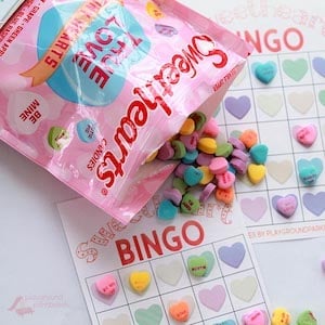 valentine bingo cards party game