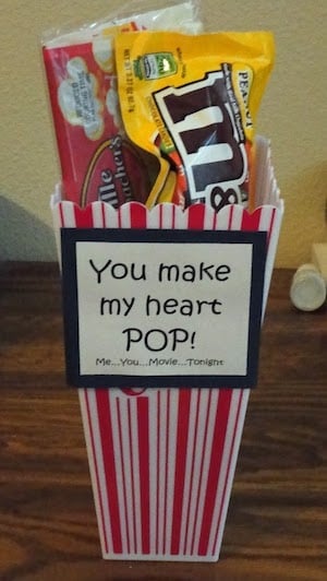 you make my heart pop gift basket for valentines day