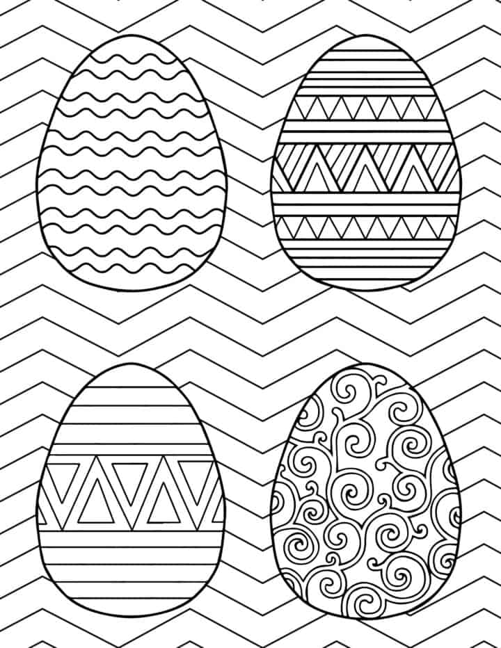 20 Free Printable Easter Coloring Pages for Kids - Prudent Penny Pincher