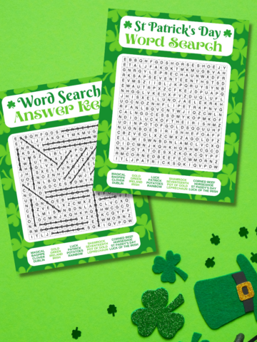 Free Printable St Patricks Word Search (1000 × 1152 px)