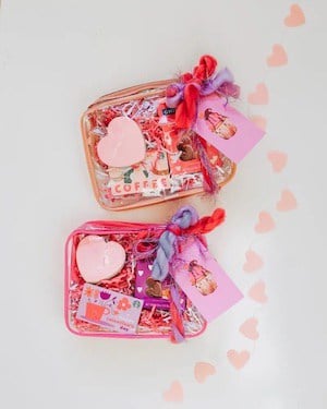 teacher valentine gift basket idea