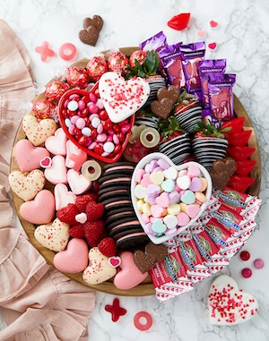 Valentines Day Charcuterie Board