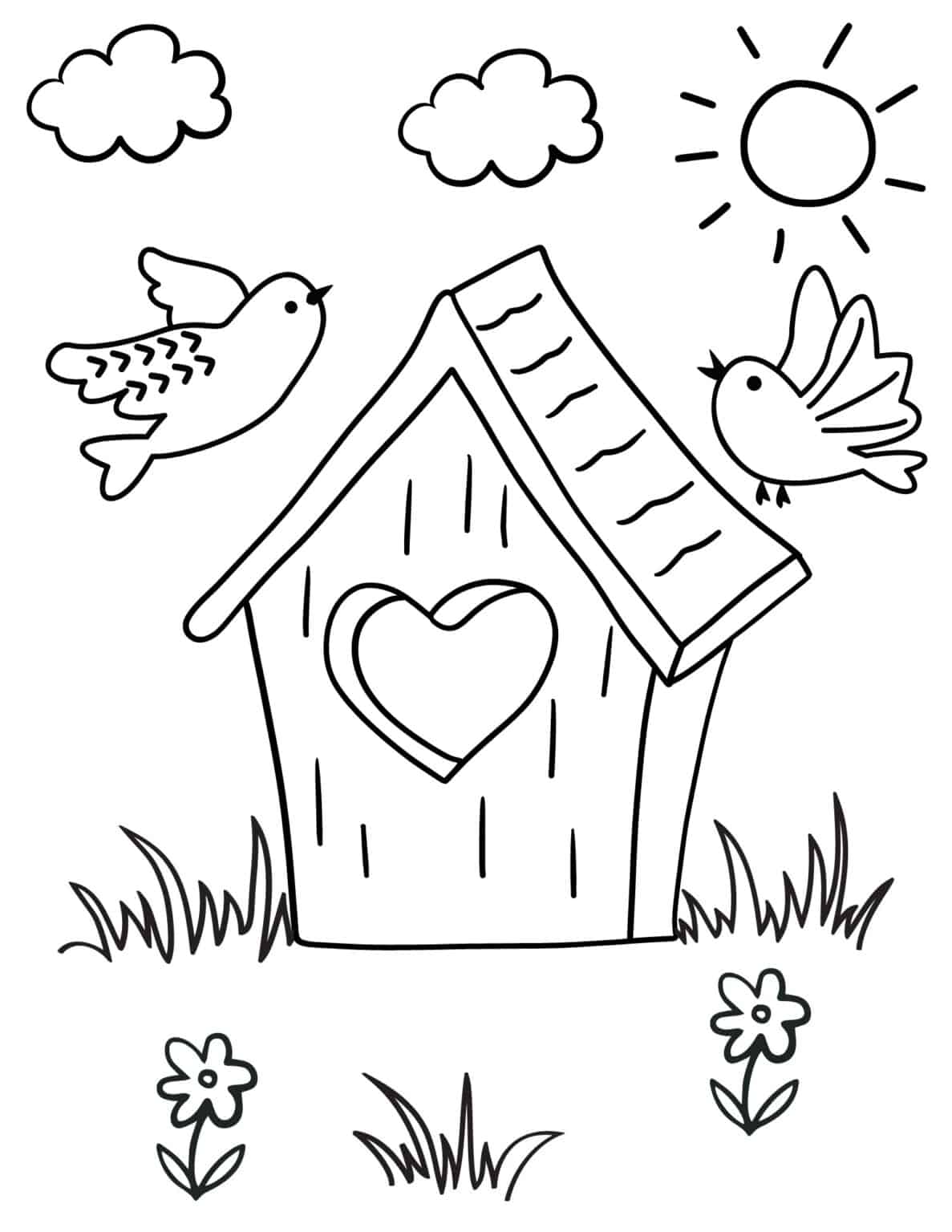 30 Free Spring Coloring Pages for Kids Prudent Penny Pincher