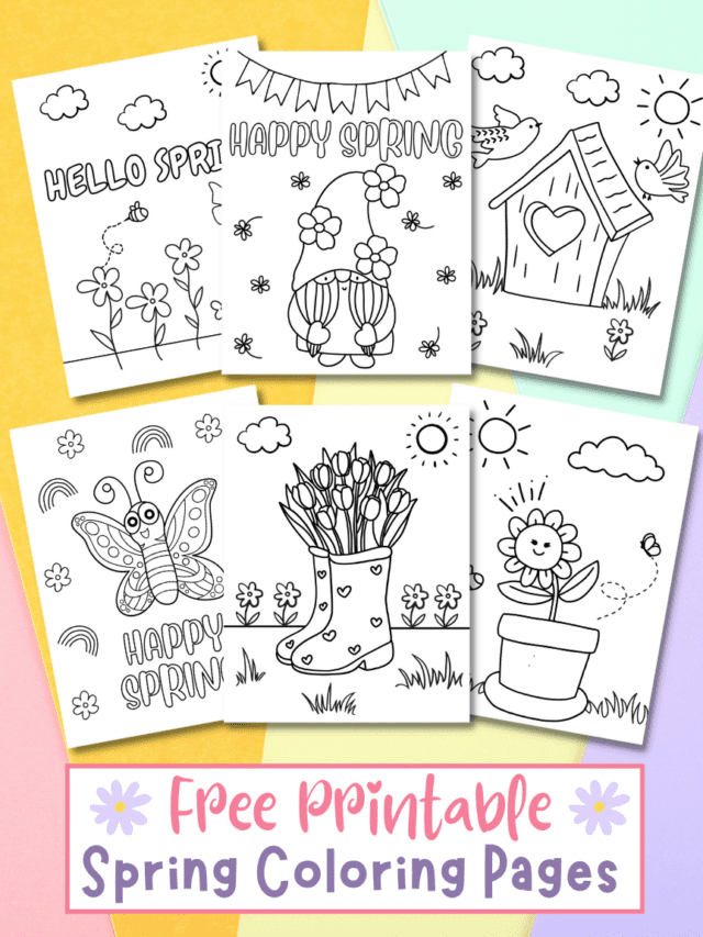 Free Hello Spring Banner Printable - Prudent Penny Pincher
