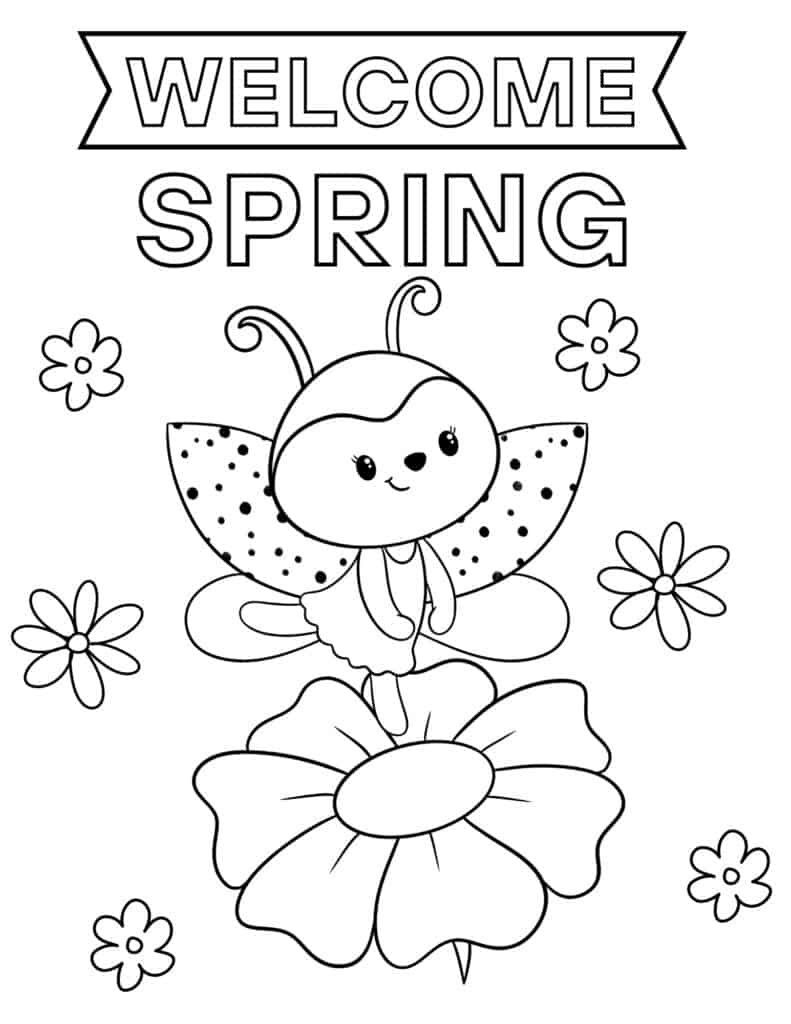 Happy spring coloring book for adults: spring flowers coloring book for  adults, best adult coloring books (Paperback)