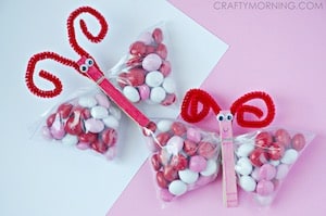 mm candy valentine butterfly kids treats