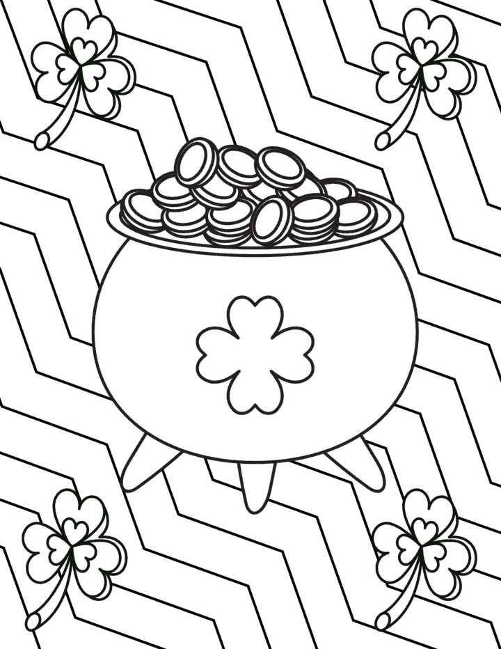 20 Free St Patrick's Day Coloring Pages for Kids - Prudent Penny Pincher