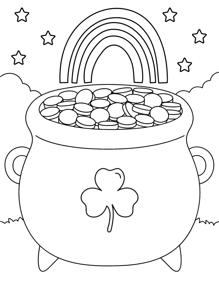 40 Free St Patrick's Day Coloring Pages for Kids - Prudent Penny Pincher
