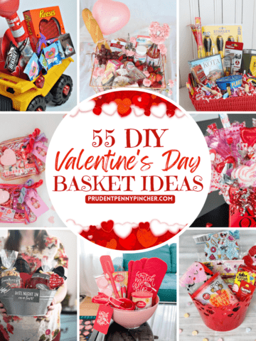 valentine basket ideas - featured