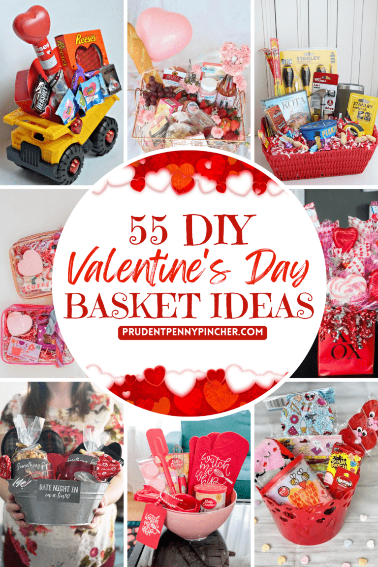 55 DIY Valentine Basket Ideas Prudent Penny Pincher