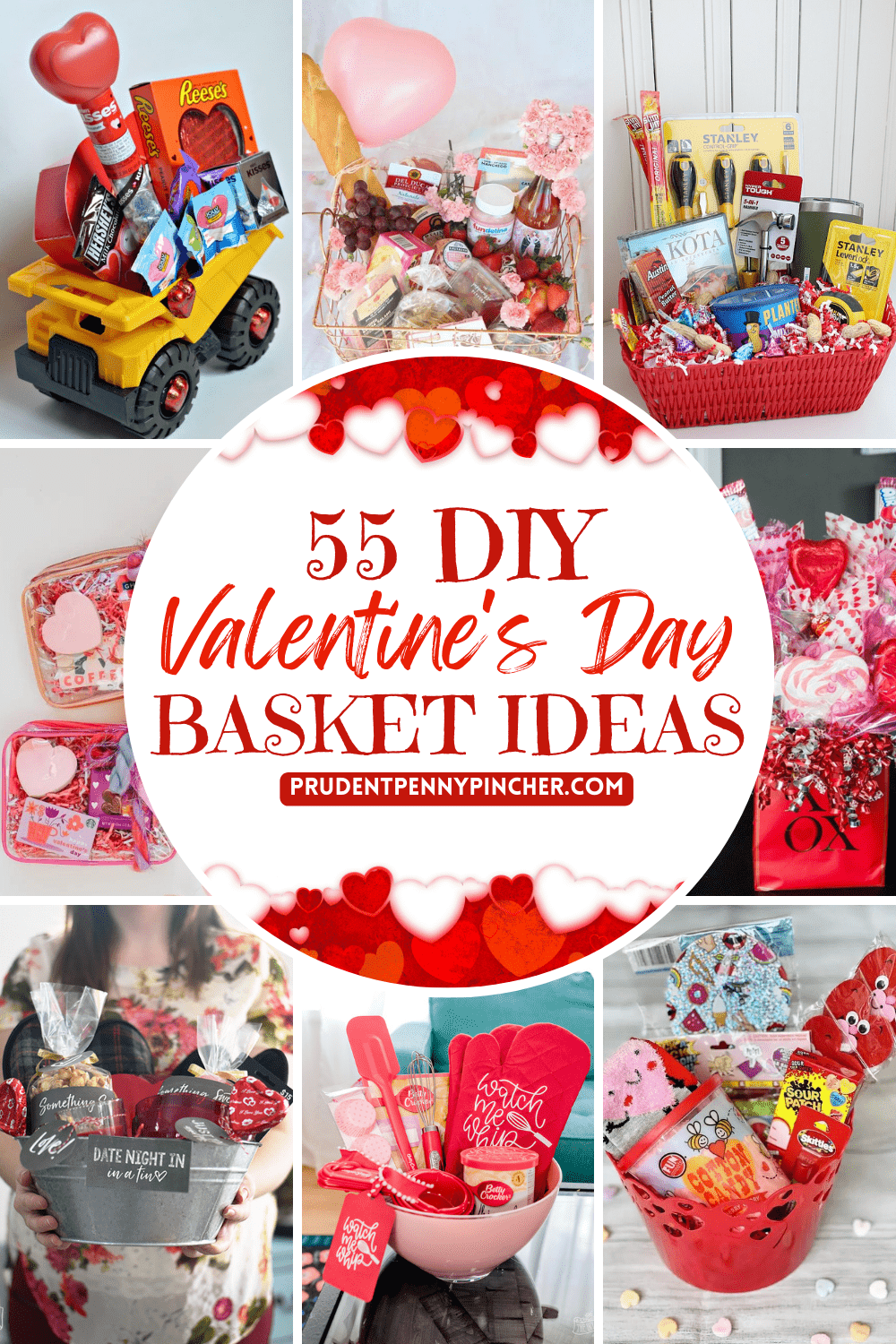 55 DIY Valentine Basket Ideas - Prudent Penny Pincher
