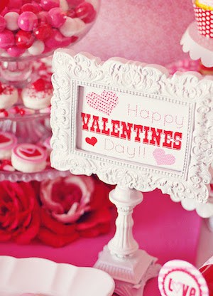 Valentine's Day party decor ideas