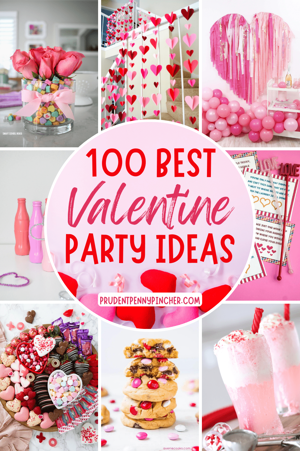 3-D Heart Paper Garlands - Easy DIY Valentine Decorations - Miss Bizi Bee