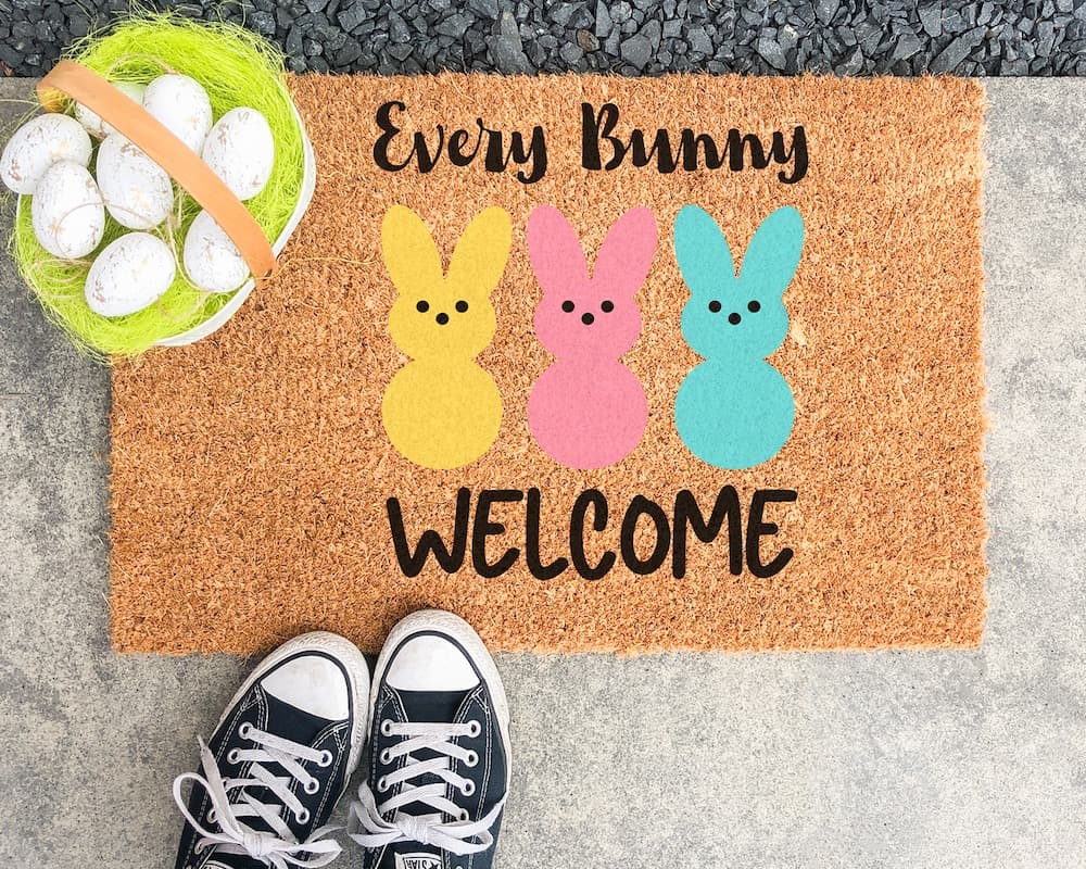 Every Bunny Welcome Doormat