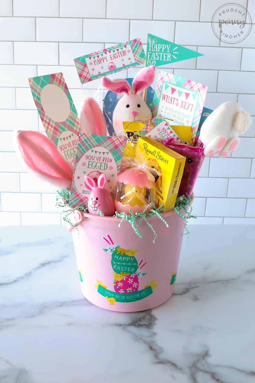 youve been egged basket with printables