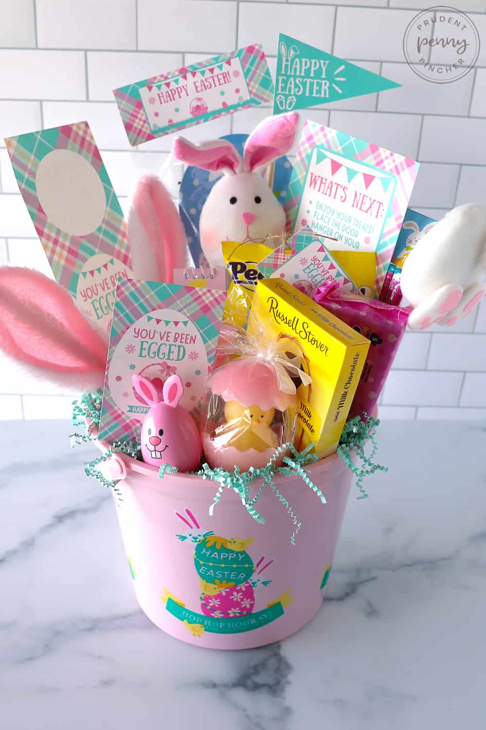 youve been egged basket with printables