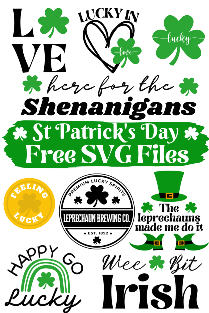 free st patrick's day svg files