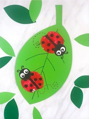 ladybug Spring craft for kids