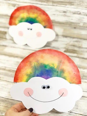 rainbow spring craft for kids