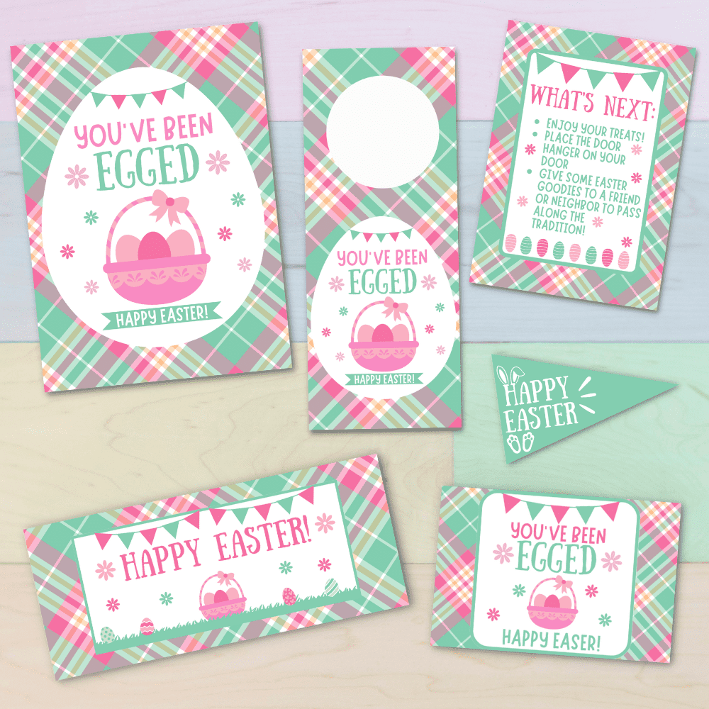 youve been egged printables pack