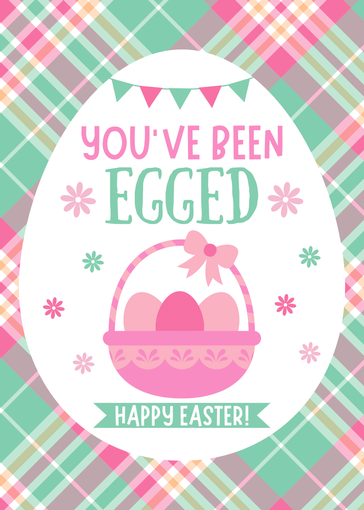 youve been egged printable sign