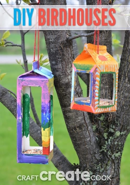 bird feeder earth day craft