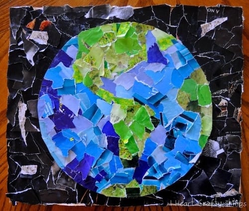 mosaic of earth