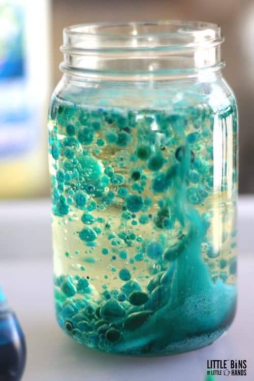 lava lamp earth day craft