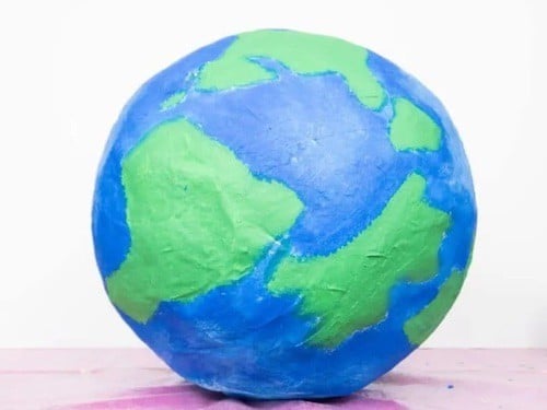 paper mache earth day craft