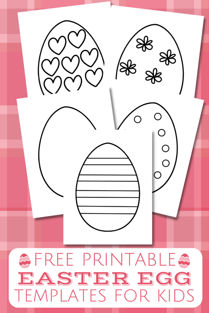 free EASTER EGG templates