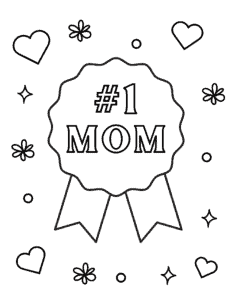 30 Free Printable Mother's Day Coloring Pages for Kids - Prudent Penny ...