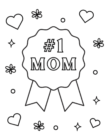 30 Free Printable Mother's Day Coloring Pages for Kids - Prudent Penny ...