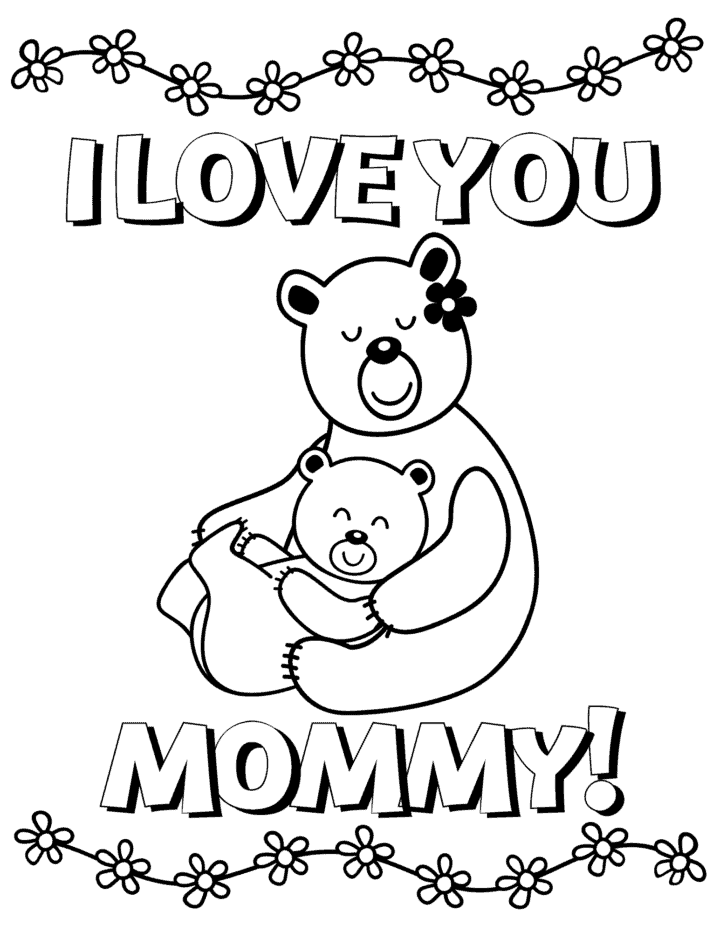 20 Free Printable Mother's Day Coloring Pages for Kids - Prudent Penny ...