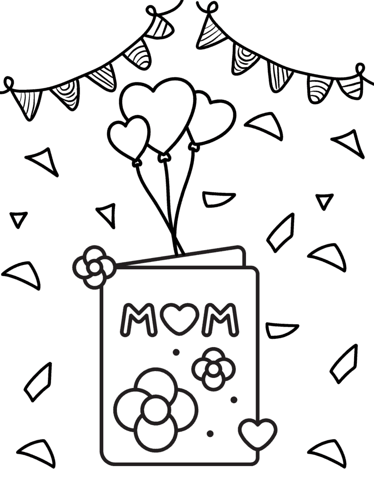 20 Free Printable Mother's Day Coloring Pages for Kids - Prudent Penny ...