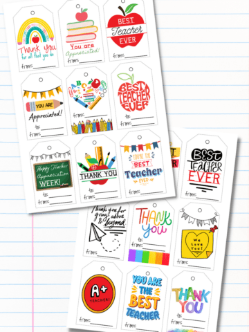 teacher appreciation gift tag printables