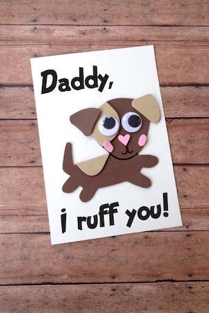 puppy Father's Day Card