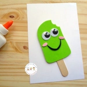 popsicle Father's Day Card