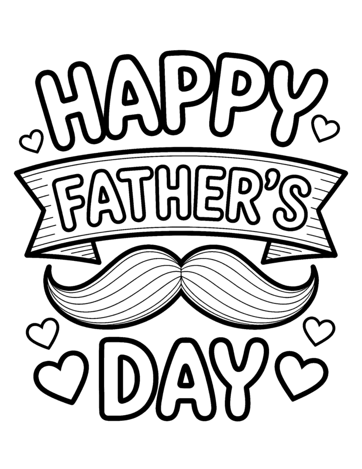 35 Free Printable Father's Day Coloring Pages for Kids - Prudent Penny ...