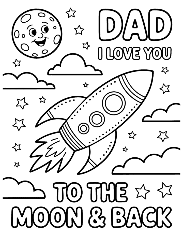 35 Free Printable Father's Day Coloring Pages for Kids - Prudent Penny ...