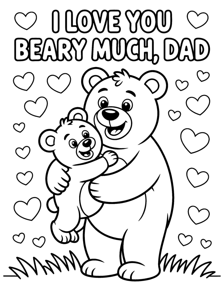 35 Free Printable Father's Day Coloring Pages for Kids - Prudent Penny ...
