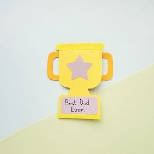 trophy Father's Day Card