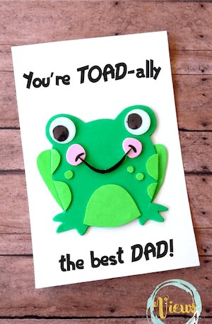 frog Father's Day Card