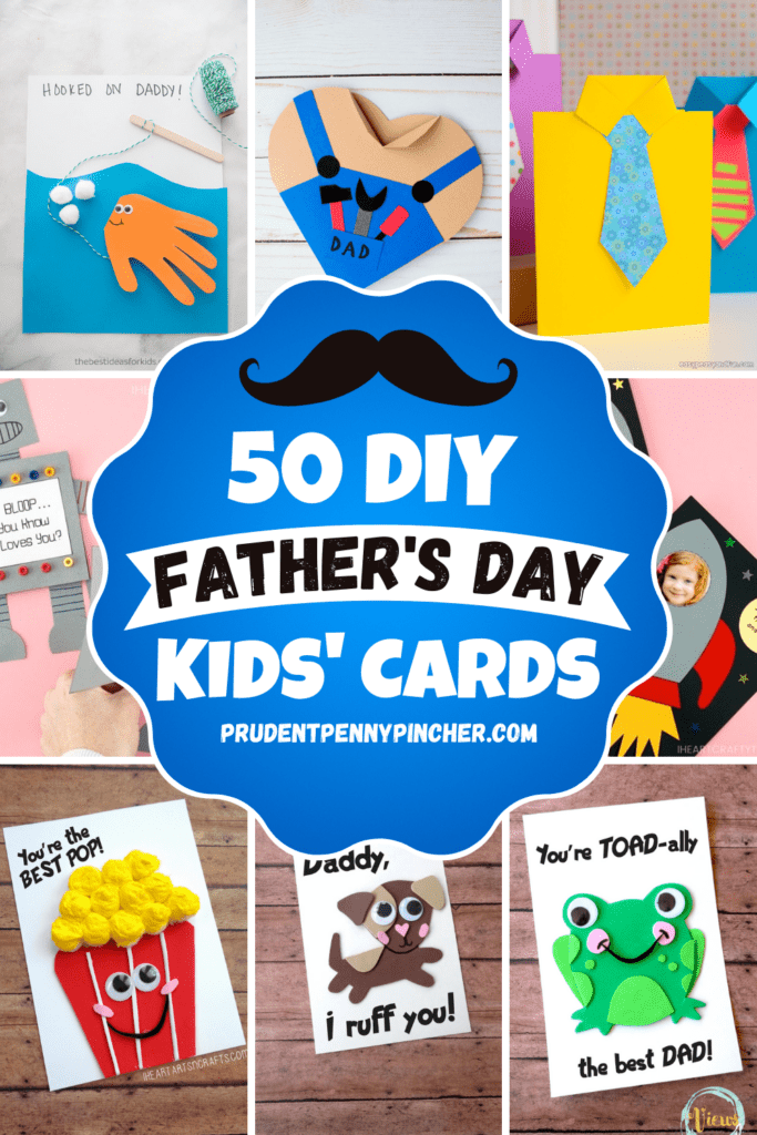 50 Homemade Father's Day Cards for Kids to Make